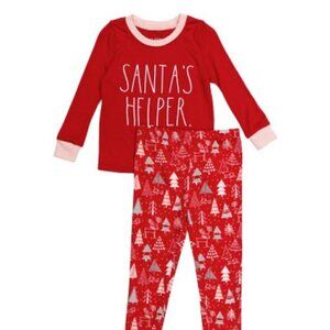 RAE DUNN Santa's Helper CHRISTMAS Pajamas